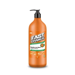 Sabonete Desengraxante Esfoliante Limpa Mãos Biodegradável Fast Orange Bombona 1l - Luvex