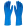 Luva de Látex Azul LVLAZF - Imbat (12 Pares) | CA - 44403